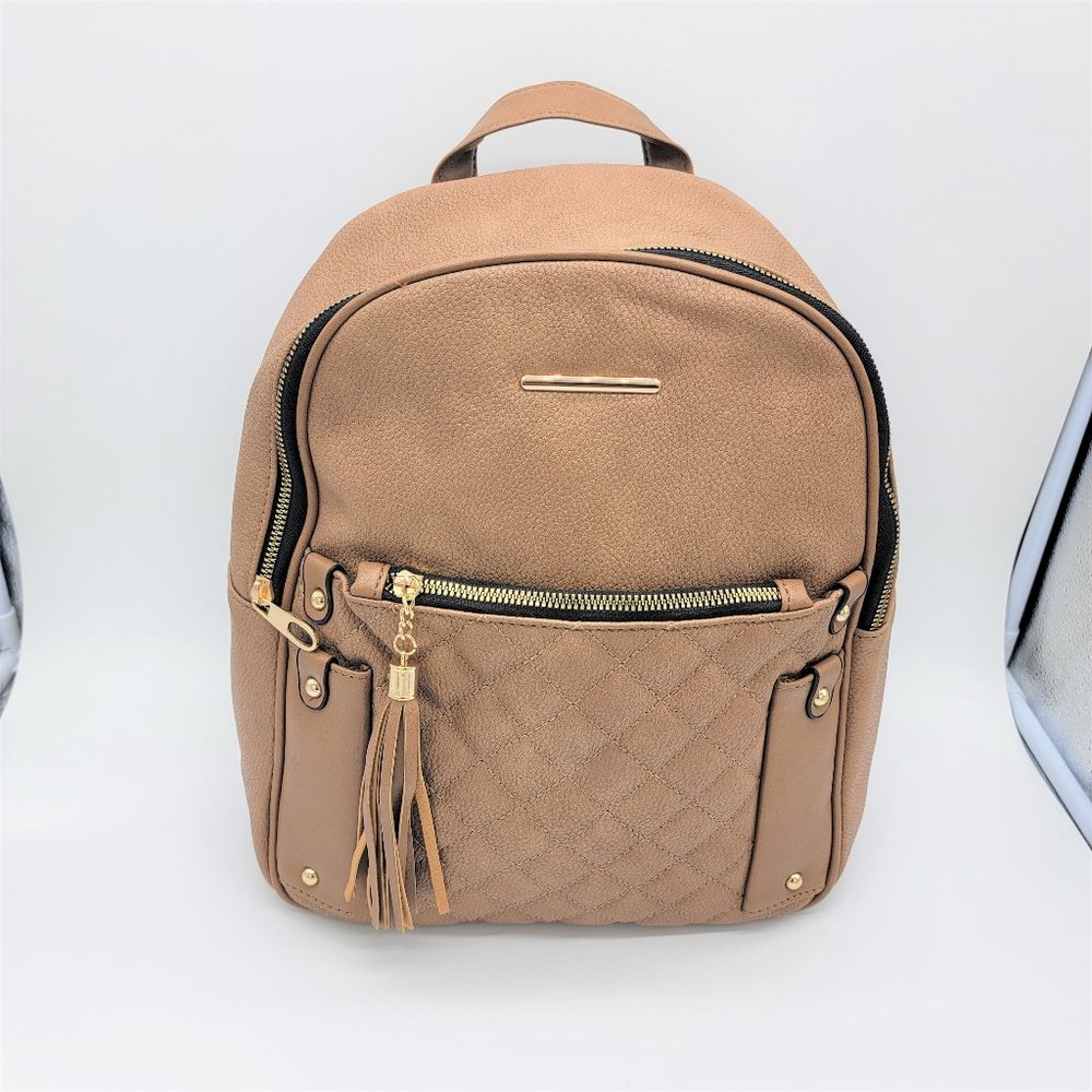 Jolene couture Backpack Taupe color NWT